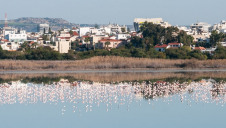 The port city of Larnaca, Cyprus, hosts one of the country's largest desalination facilities